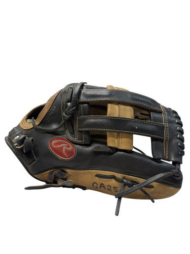 Used Rawlings PROS302-6CB BB/SB Glove RH Throw Black And Natural 12 3/4" 11835-S000197905