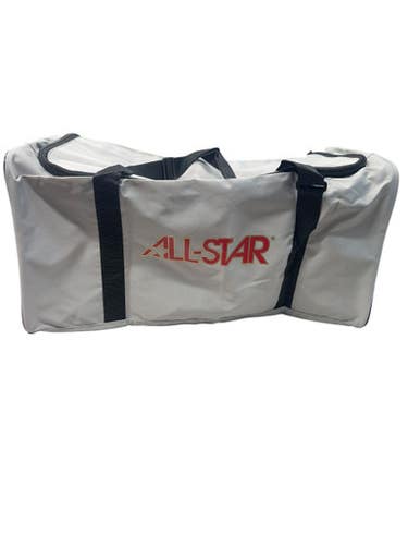 Used All Star CATCHERS CARRY BAG BB/SB Team Carry Bag Black And Grey 11835-S000197936