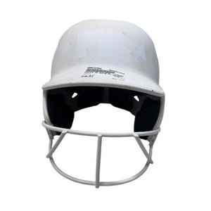 Used Easton Z5 Batting Helmet w/Mask White M/L 11835-S000197958