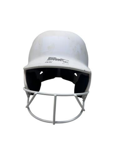 Used Easton Z5 Batting Helmet w/Mask White M/L 11835-S000197958