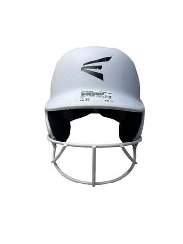 Used Easton GHOST HELMET MATTE Batting Helmet w/Mask White M/L 11835-S000197975