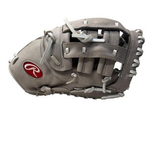Used Rawlings R9SBFM-17G BB/SB First Base RH Throw Grey And White 12 1/2" 11835-S000197972