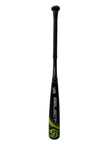 Used Louisville Slugger UBS7B10-20 BB/SB USA 2 5/8 Bat Black And Neon Green 29" 11835-S000198001