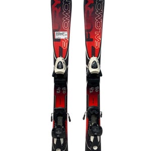 Used Salomon FURY JR Boys DH Ski/Binding Red 80 cm 11835-S000198004