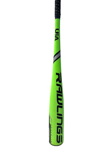 Used Rawlings THREAT COMP BB/SB USA 2 5/8 Bat Neon Green 30" 11835-S000197857