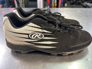 Used Rawlings CLEAT BB/SB Cleats Black Junior 05 11868-S000064987