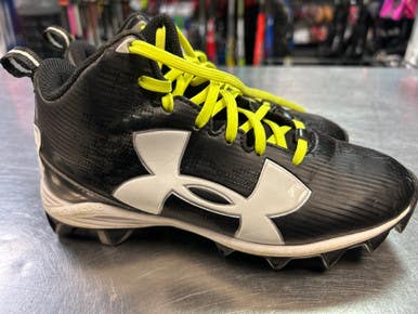 Used Under Armour CLEAT BB/SB Cleats Black Junior 03.5 11868-S000064983