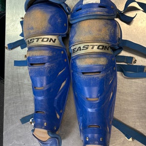 Used Easton GAMETIME SG Catchers Leg Guards Royal Blue Adult 11868-S000064198