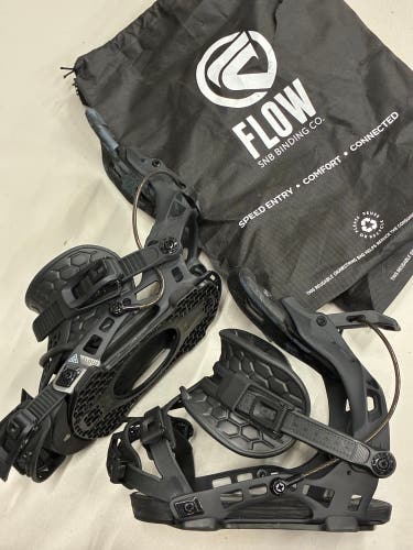 One Size Fits All Flow OMNI HYBRID Snowboard Bindings (Used)