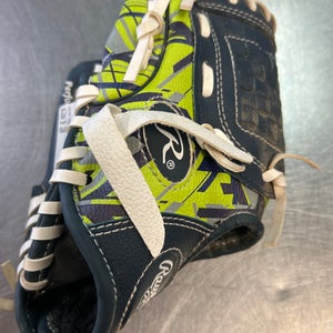 Used Rawlings REMIS BB/SB Glove LH Throw Yellow 9" 11868-S000064541