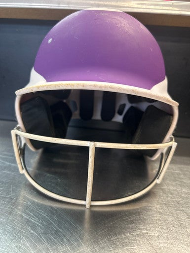 Used RIP-IT VISION PRO Batting Helmet w/Mask Purple SM 11868-S000065204