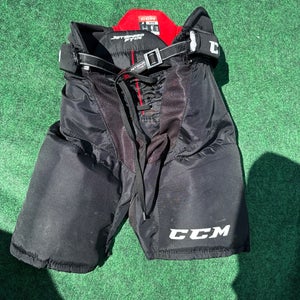 Black CCM JetSpeed FT475 Hockey Pants (Used) | Junior Medium