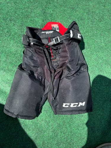 Black CCM JetSpeed FT475 Hockey Pants (Used) | Junior Medium