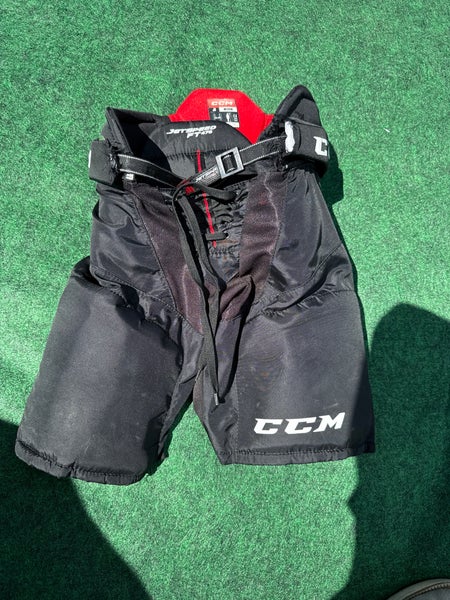 Black CCM JetSpeed FT475 Hockey Pants (Used) | Junior Medium