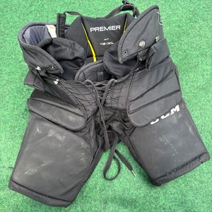 Black CCM Premier Hockey Goalie Pants (Used) | Intermediate Large/ XL