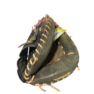 Used Wilson A2000 CATCHERS MITT BB/SB Catchers RH Throw Black 34" 11834-S000039929