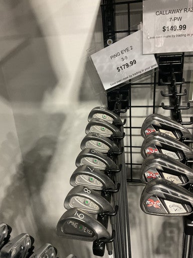 Used Ping EYE 2 Mens Iron Set RH 3I-9I 11834-S000039947