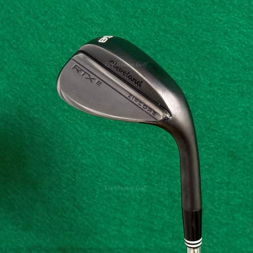Cleveland RTX 6 Zipcore Mid Black 58-10 58 Lob Wedge DG Spinner TI Steel Wedge