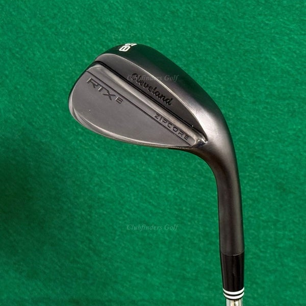 Cleveland RTX 6 Zipcore Mid Black 58-10 58 Lob Wedge DG Spinner TI Steel Wedge