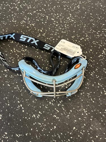 Used STX LSIGHT Lacrosse Facial Protect Carolina Blue S/M 11849-S000031432