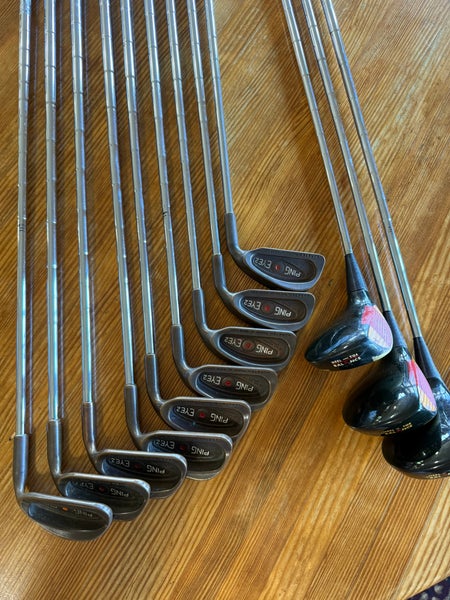 Men's Ping Eye 2 Beryllium Right Handed Iron Set (3I-SW + 1W,3W,4W)