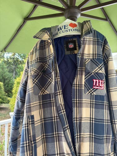 New York Giants Flannel Jacket