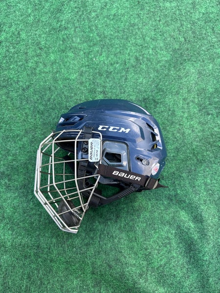 Navy Blue Small CCM Tacks 310 Helmet (Used) | Small