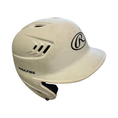 Used Rawlings Batting Helmet No Mask White MD 11859-S000025107