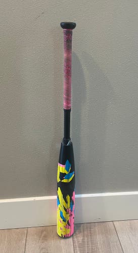 2023 DeMarini Zoa Glitch Composite USSSA Certified Bat (-8) 23 oz 31" (Used)
