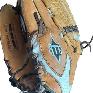 NEW Easton Fastpitch Softball Glove Mitt NE 125SP All Leather RHT 12 1/2"