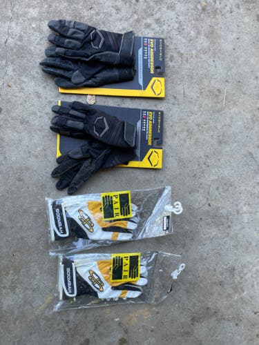 Youth Large EvoShield Agressor Batting Gloves (New)