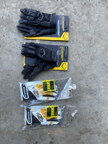 Youth Large EvoShield Aggressor Batting Gloves (New)