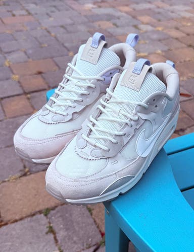 Nike Air Max 90 Futura 'White Light Bone' DM9922-102 Women's Sneakers Size 10.5