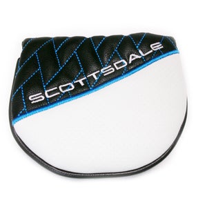 NEW 2025 Ping Scottsdale Black/White/Blue Magnetic Mallet Putter Headcover