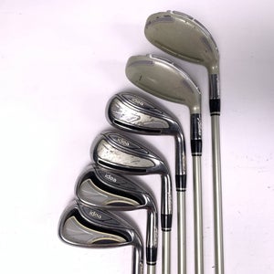 Adams Idea Womens 2014 Irons 5HY-6HY-7 Iron-PW Idea Womens 50 Ladies Graphite RH