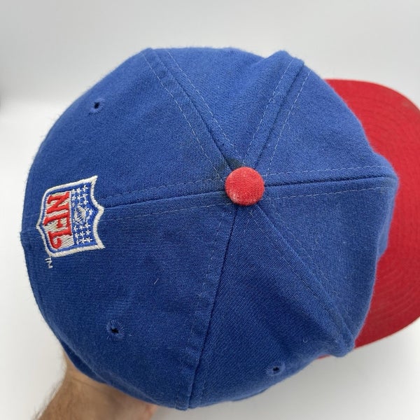 Vintage New York Giants Apex One Snapback Hat Side Script Helmet Logo ...