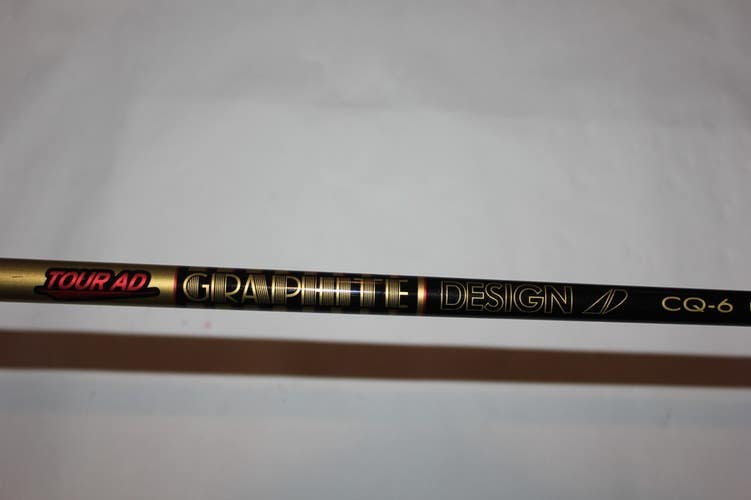GRAPHITE DESIGN TOUR AD CQ-6X DRIVER SHAFT - EXTRA STIFF FLEX - TAYLORMADE TIP