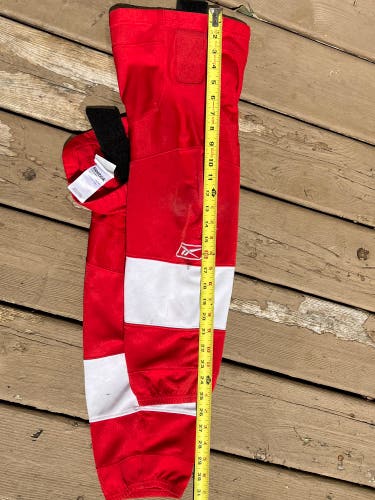 Red Junior Medium Reebok Socks (Used)