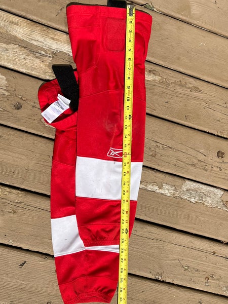 Red Junior Medium Reebok Socks (Used)