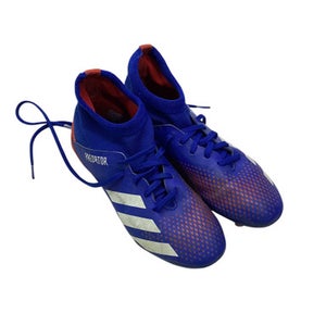 Used Adidas Soccer Cleats Navy Blue And Red Junior 04 11347-S000254916