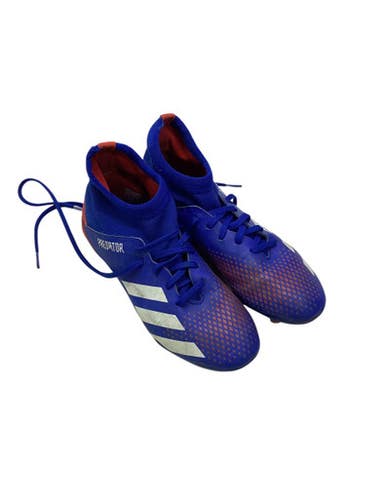 Used Adidas Soccer Cleats Navy Blue And Red Junior 04 11347-S000254916