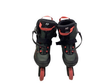 Used K2 ALEXIS 80 BOA Senior Roller Quad Skates Black Senior 9.5 11347-S000254895