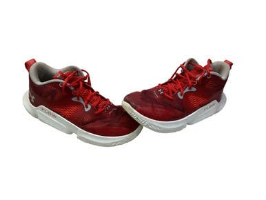 Used Under Armour Basketball Shoes M Red Senior 9.5 11347-S000254892