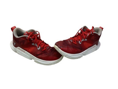 Used Under Armour Basketball Shoes M Red Senior 9.5 11347-S000254892