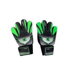 Used GRN/BLK GOALIE GLOVES Soccer Goalie Gloves Black And Green 4 11347-S000254853