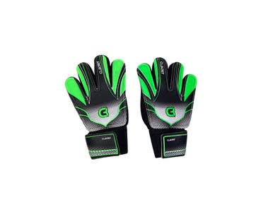 Used GRN/BLK GOALIE GLOVES Soccer Goalie Gloves Black And Green 4 11347-S000254853
