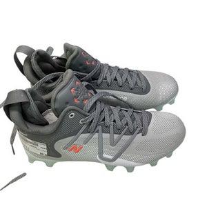 Used New Balance FREEZE LAX Cleats Mens Grey Senior 7.5 11347-S000254841