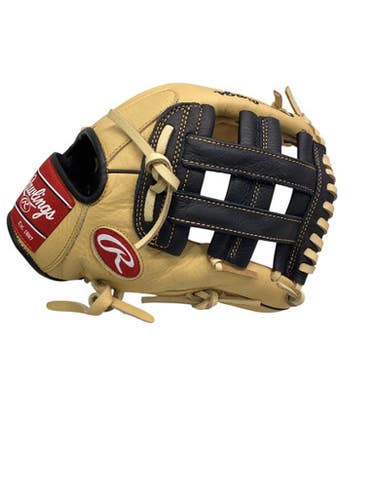 Used Rawlings 12 INCH SELECT SERIES BB/SB Glove RH Throw Brown 12" 11347-S000254814