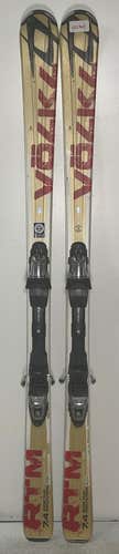 Unisex 170cm Volkl RTM 7.4 Skis With Marker Fastrak 2 Bindings (Used)(SY2304)