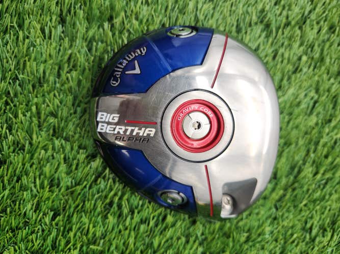 2014 CALLAWAY BIG BERTHA ALPHA DRIVER 10.5* CLUBHEAD ONLY GOOD